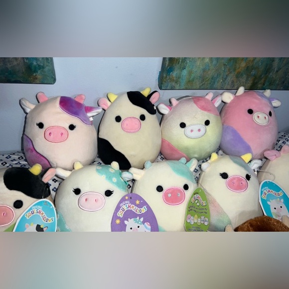 Squishmallows Cow bundle of 19 different squaihmallow cows - Picture 2 of 8